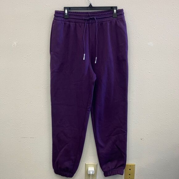 Yitty Men's cozy fleece everyday Jogger Pants yum plum Cozycore Gorpcore Small - Picture 1 of 9